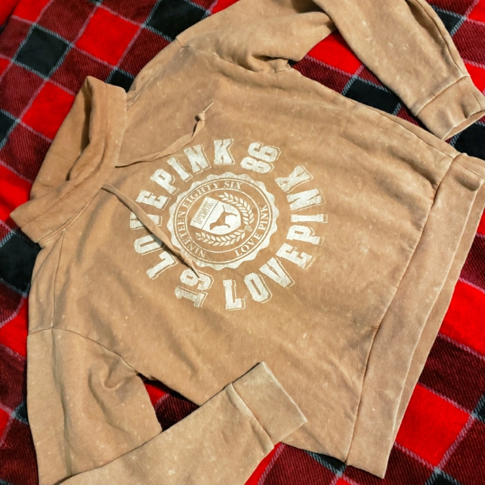 Pink Victoria's secret sweatshirt